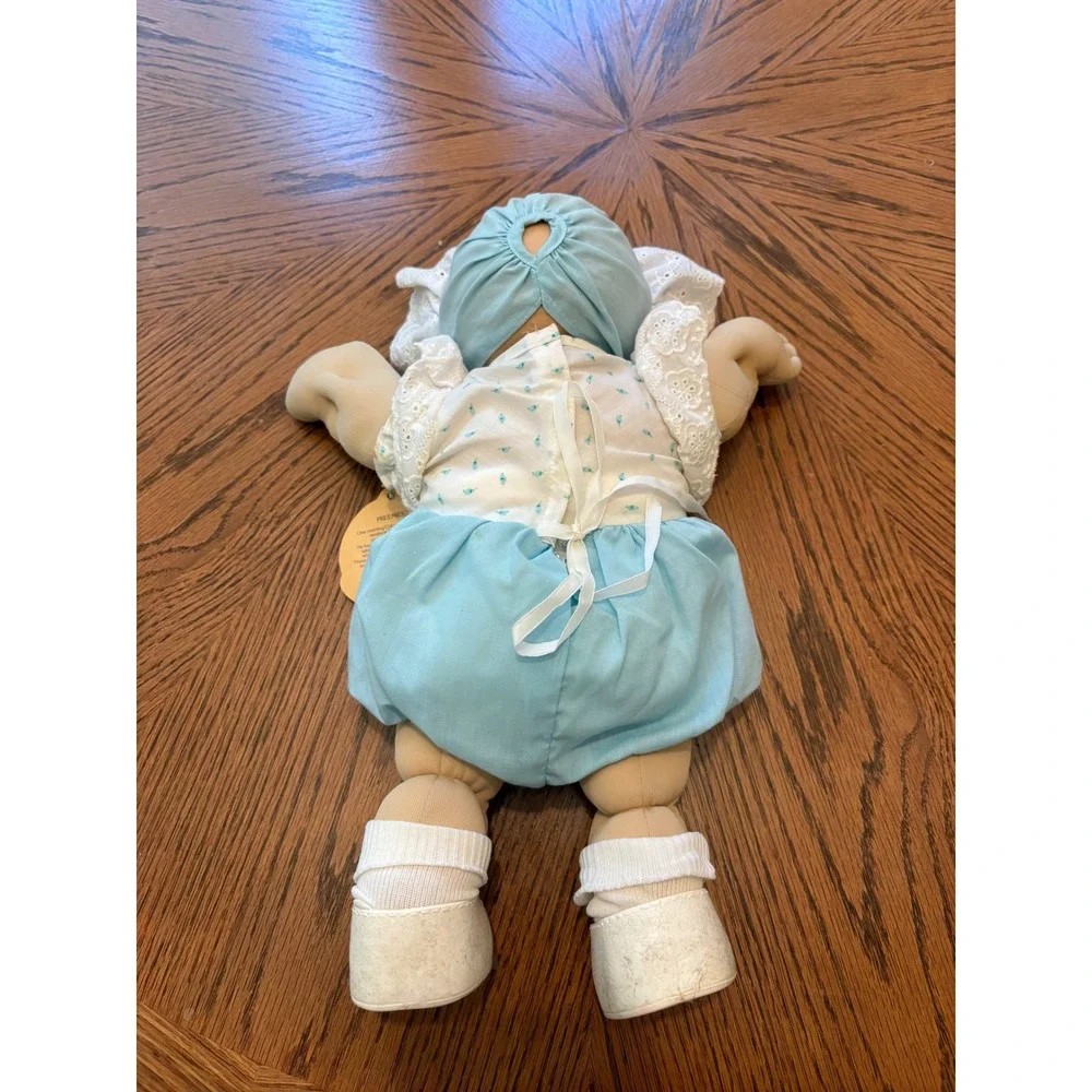 Cabbage Patch Kids Preemie Doll Unisex 14in Blue White Vintage 1984 Coleco Tag